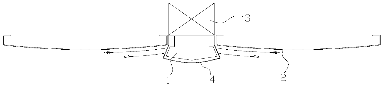 Anti-condensation cold radiation system with dehumidification system and anti-condensation method thereof