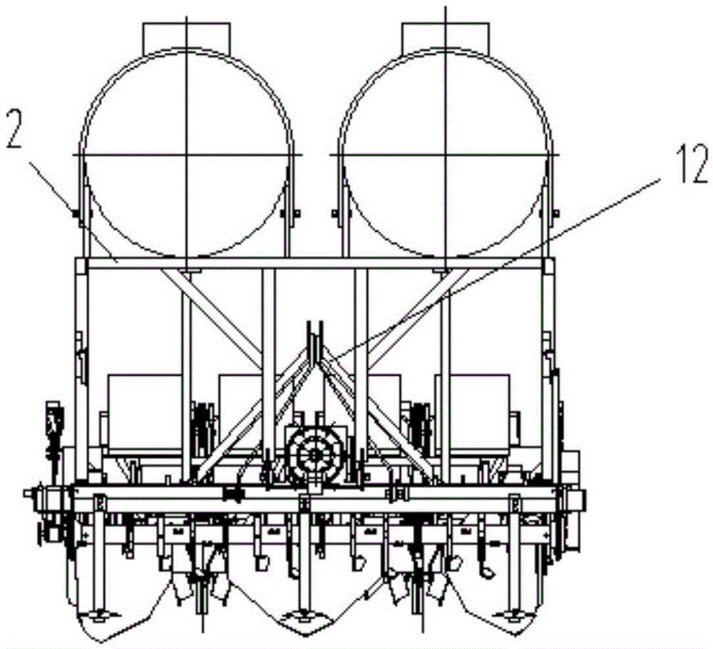 Towed, suspended and assembled duplex sweet potato transplanting machine capable of carrying water