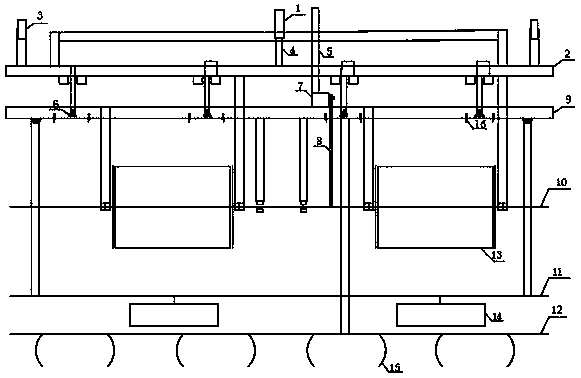 Shallow-embedded drip irrigation belt recycling machine