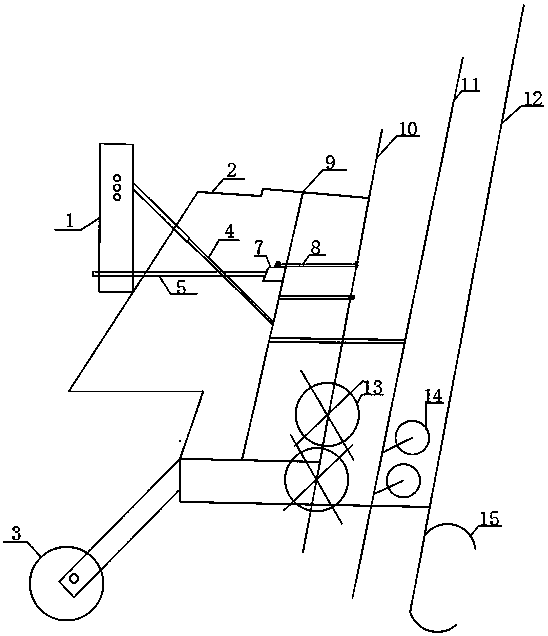 Shallow-embedded drip irrigation belt recycling machine