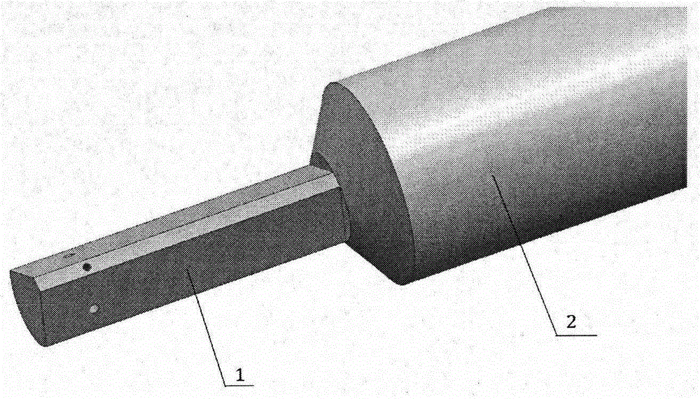 Three-hole transonic speed pressure probe