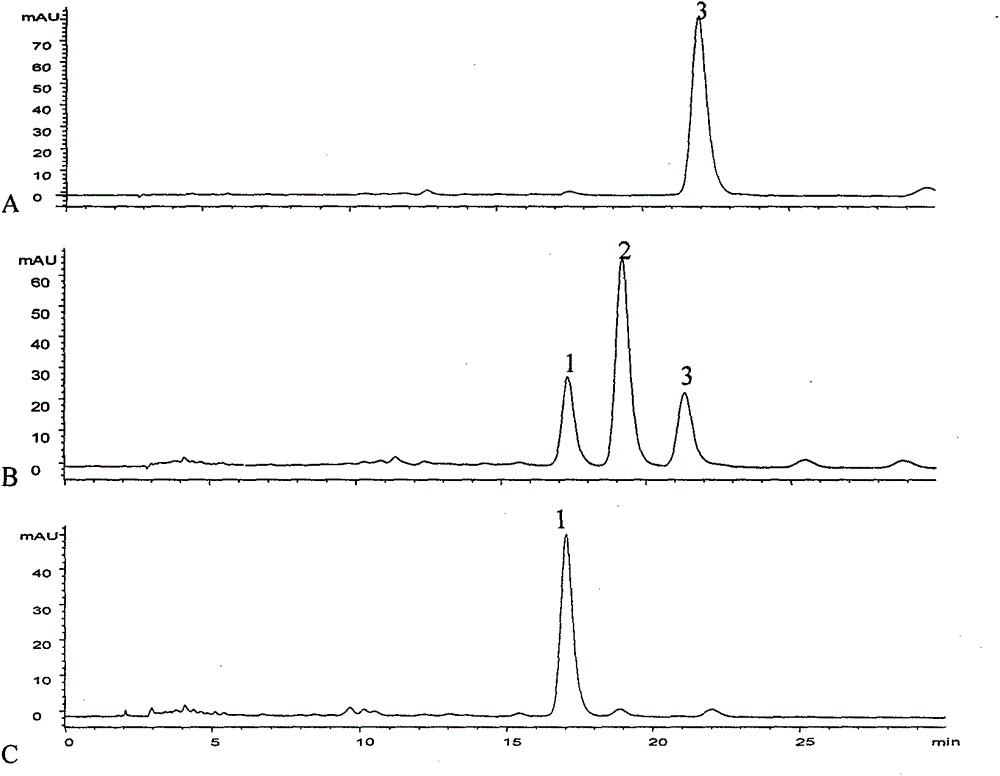 Liquid chromatography-mass spectrum detection method for lutein disuccinate