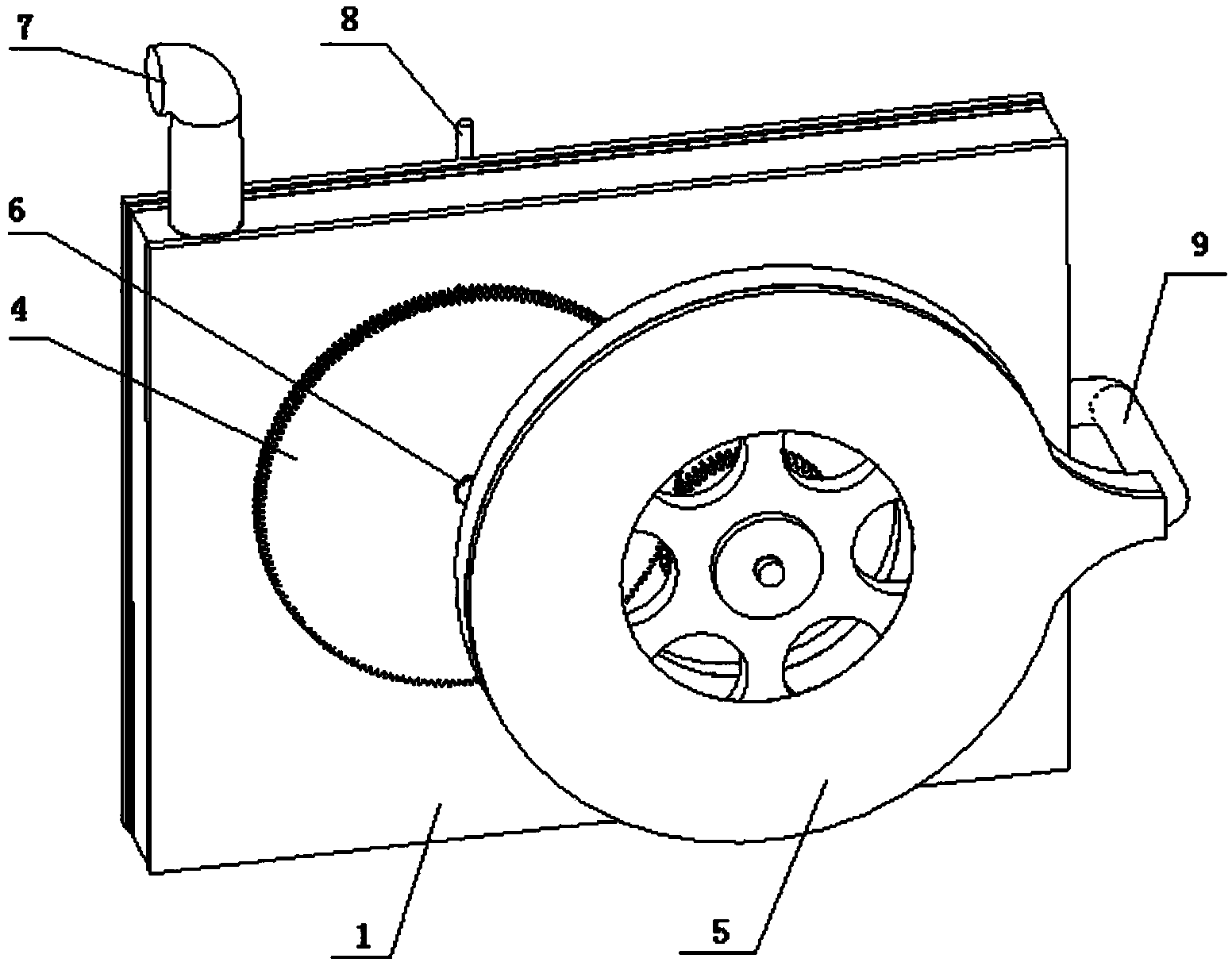 Gear type diesel engine