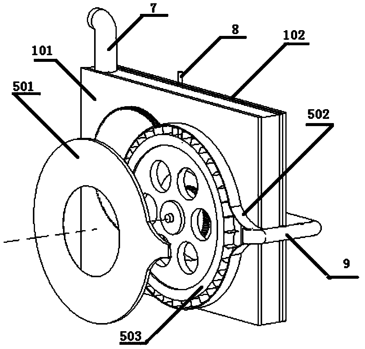 Gear type diesel engine