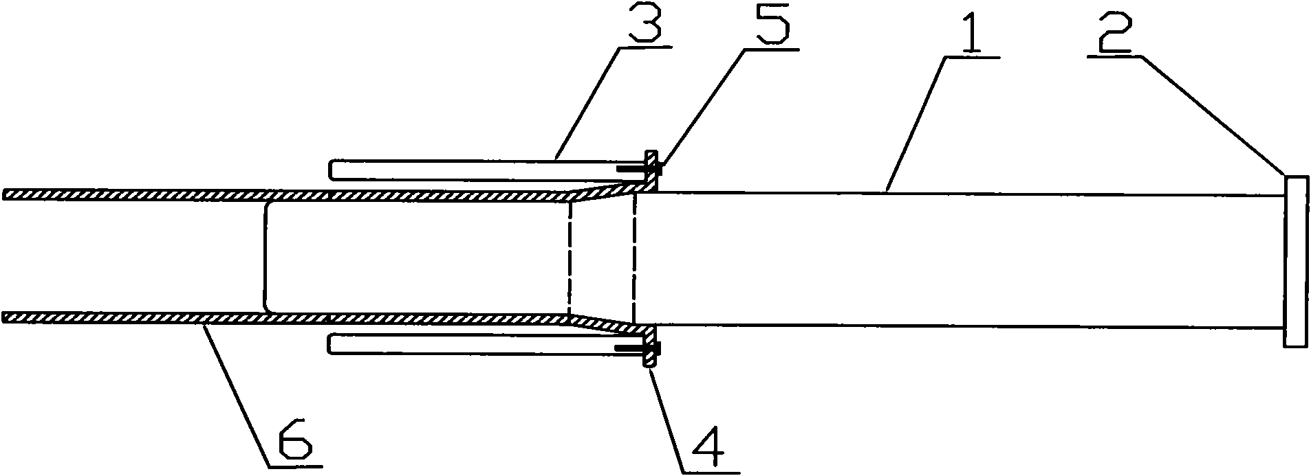 Method and device for simulating automobile collision complex curve