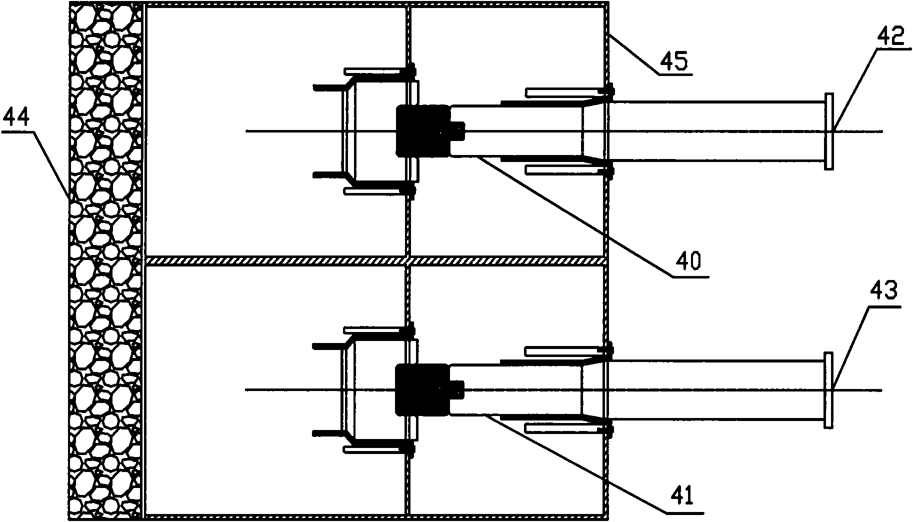 Method and device for simulating automobile collision complex curve