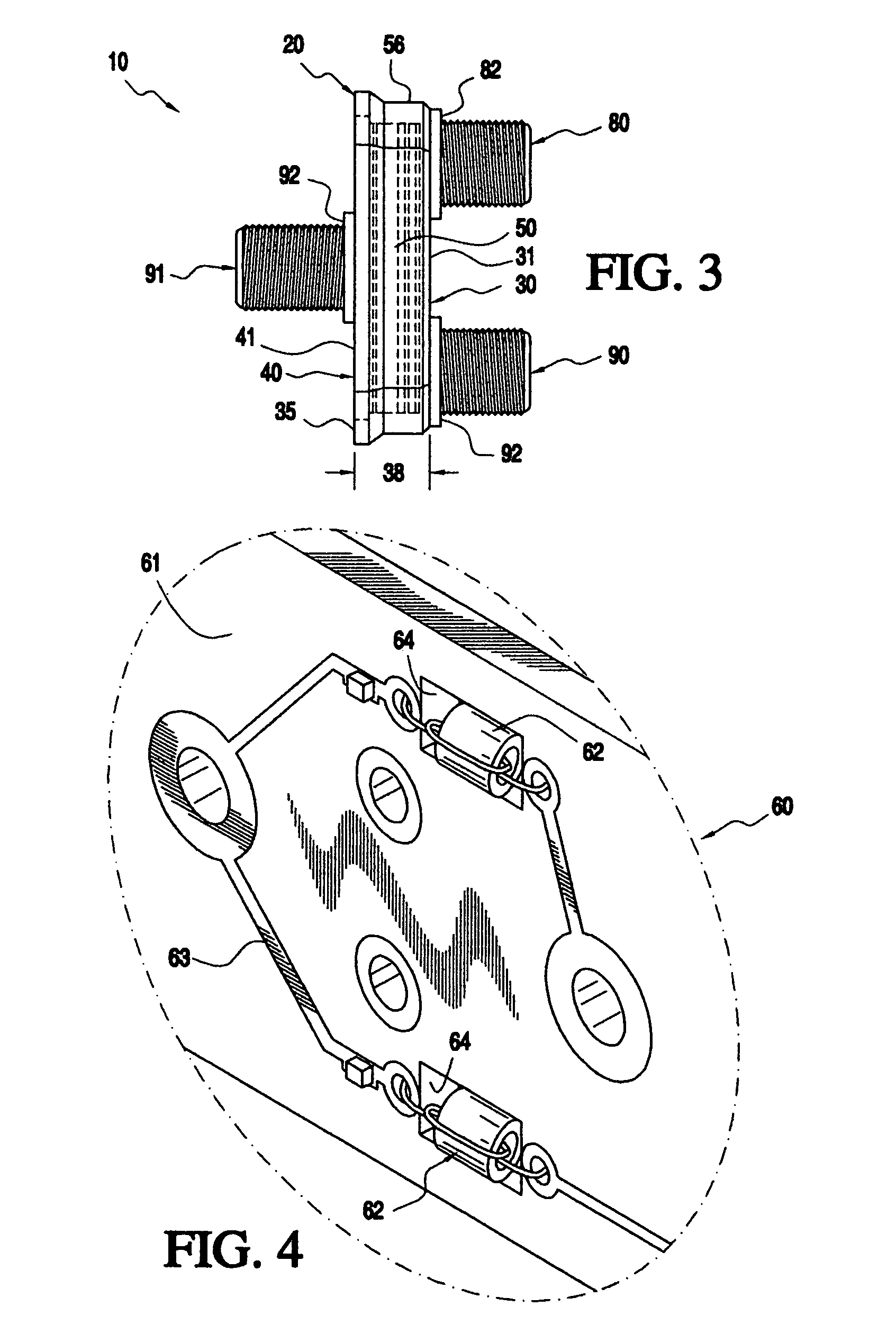 Electric signal splitters