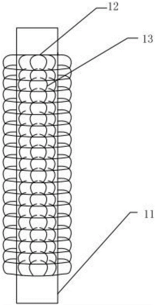 Internal combustion locomotive provided with vertical low-resistance cooling system