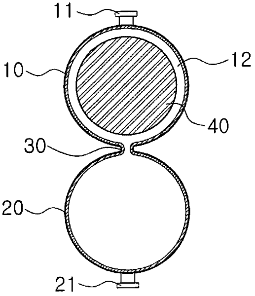 Powerless hot water pumping apparatus