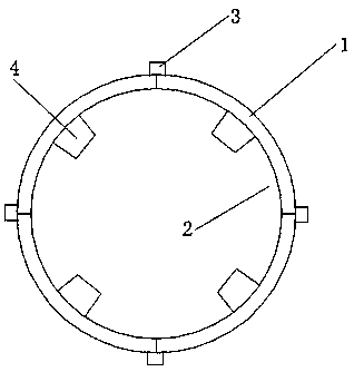 Clamping movement component used for paint detection