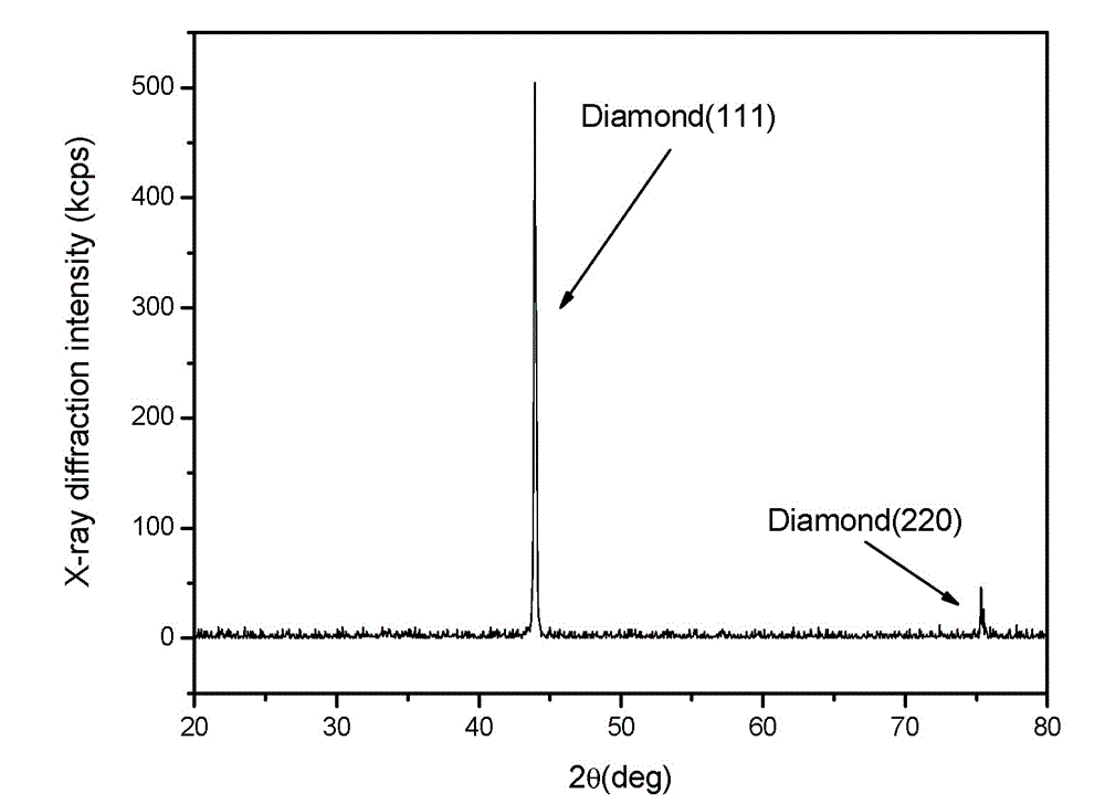 Preparation method of InN (indium nitride) thin film through low-temperature deposition on self-supporting diamond thick film by ECR-PEMOCVD (electron cyclotron resonance-plasma enhanced metal organic chemical vapor deposition)