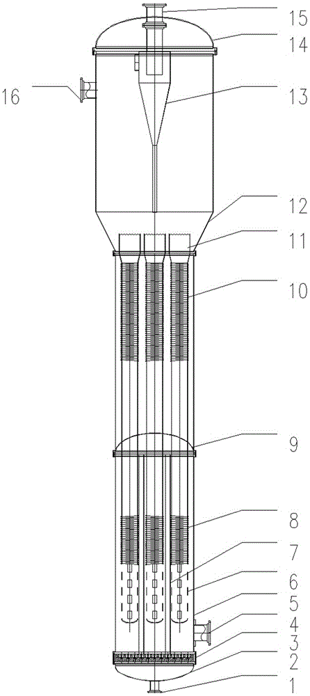 High-efficient multi-phase reactor