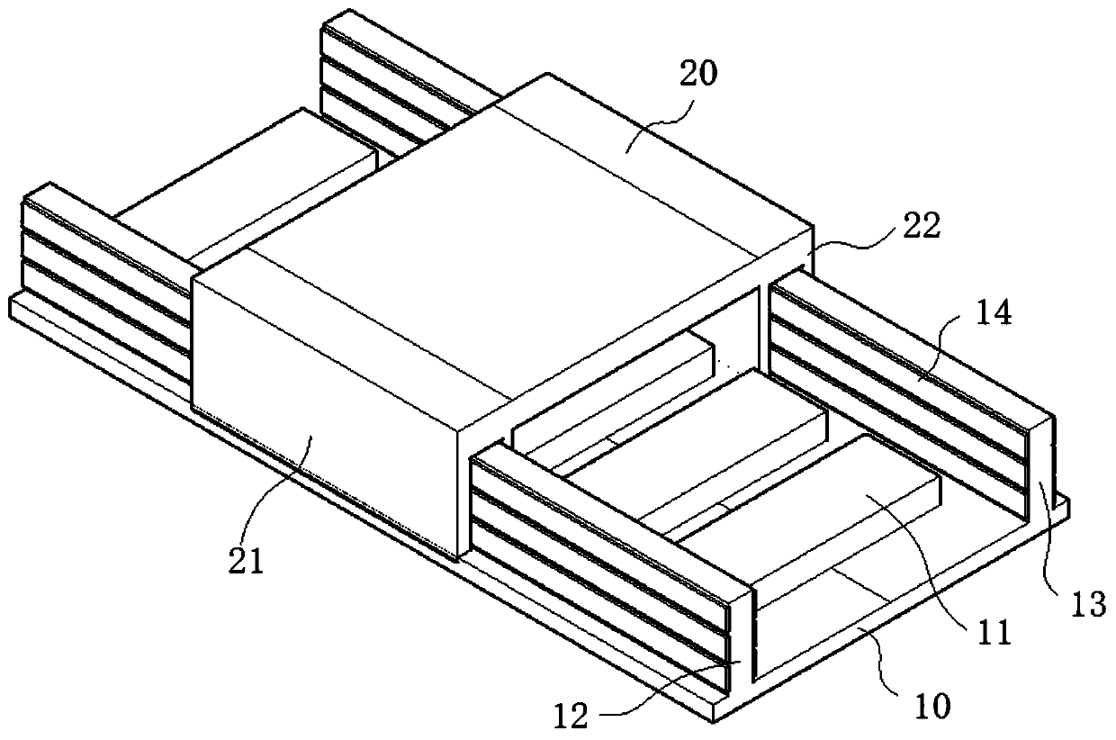 Low-resistance coreless unilateral permanent magnet synchronous linear motor