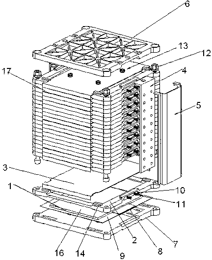 Lithium-ion flexible packaged battery pack structure