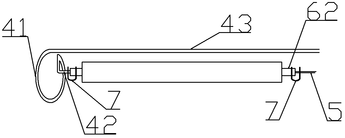 High-luminous-efficiency sodium lamp with integral support