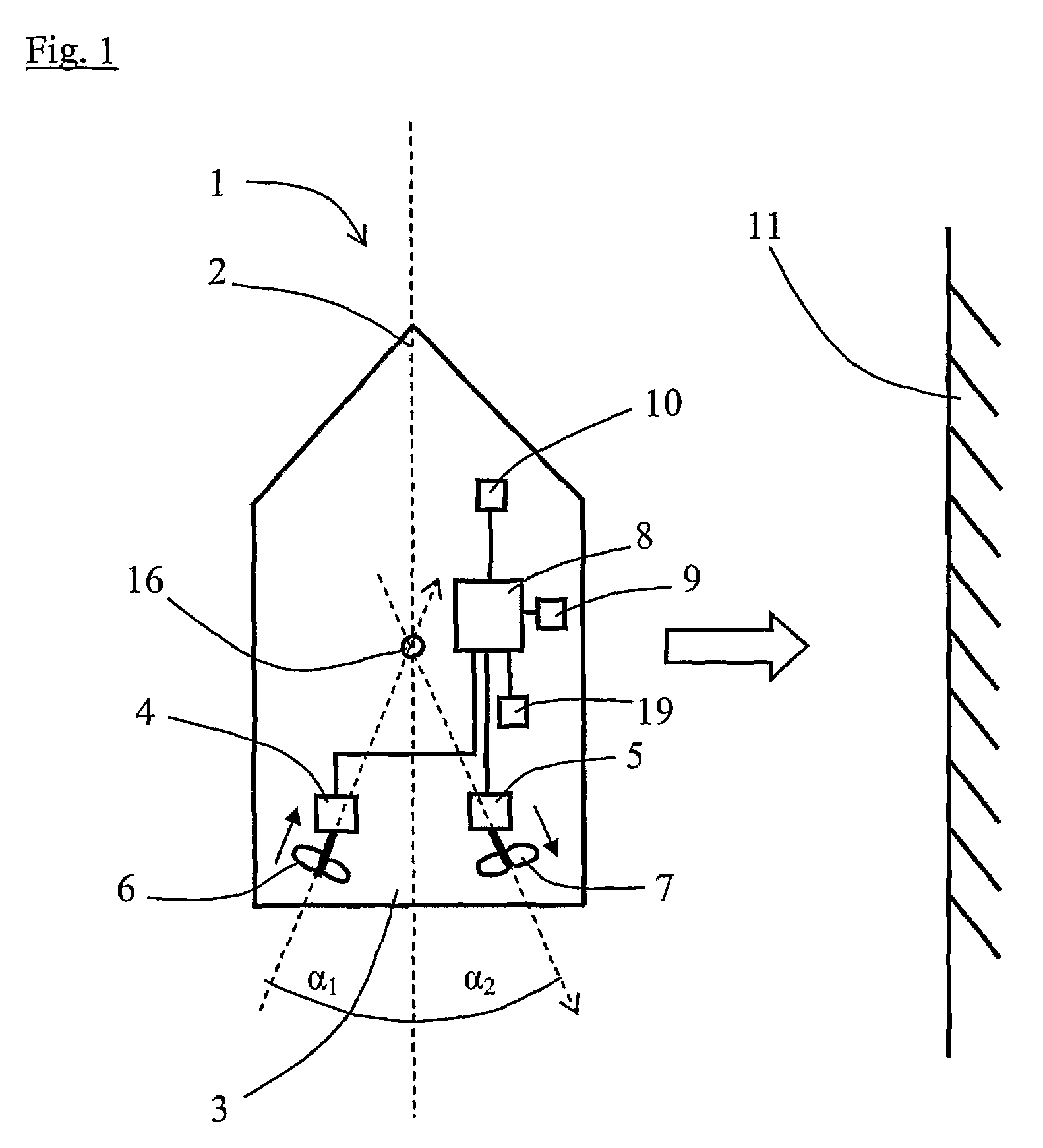 Method and arrangement for controlling a drive arrangement in a watercraft