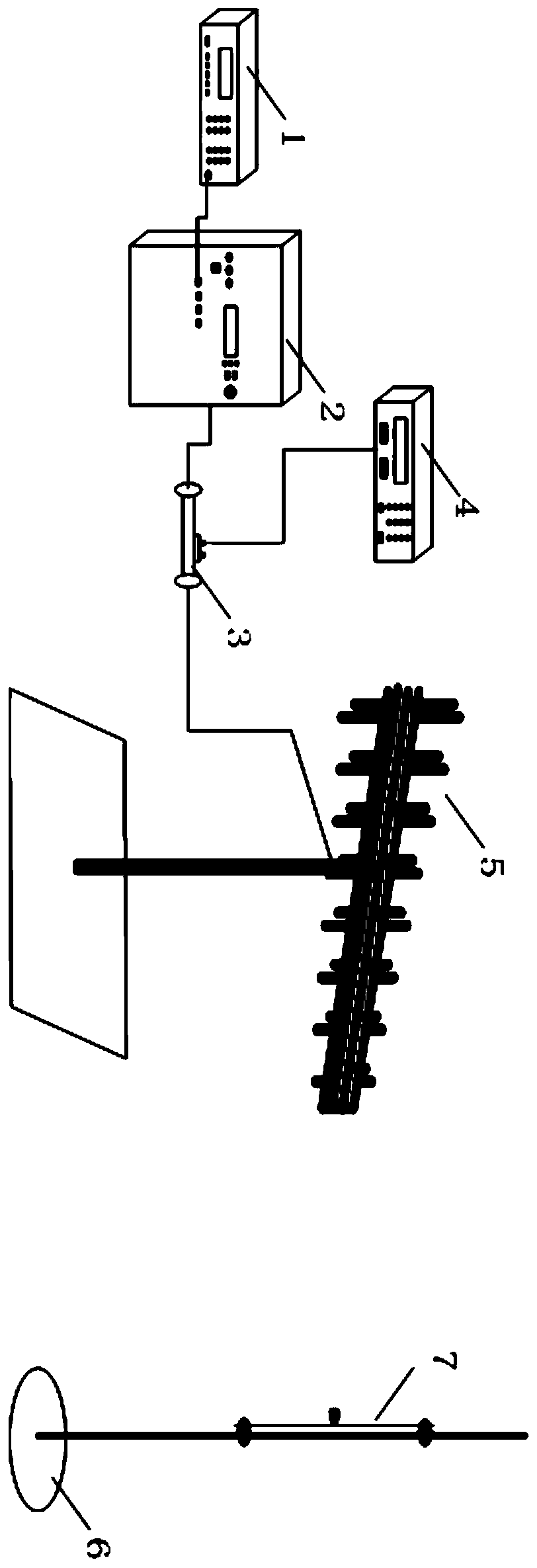 System and method for testing ignition of electric explosion device under radio frequency continuous wave