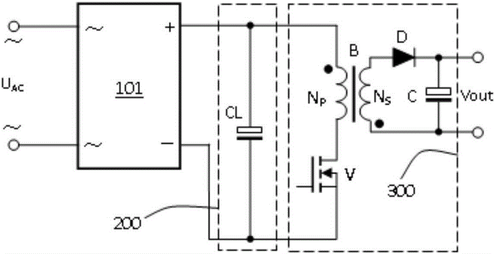 Flyback switching power supply