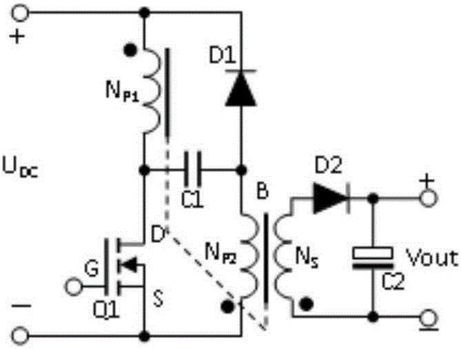 Flyback switching power supply