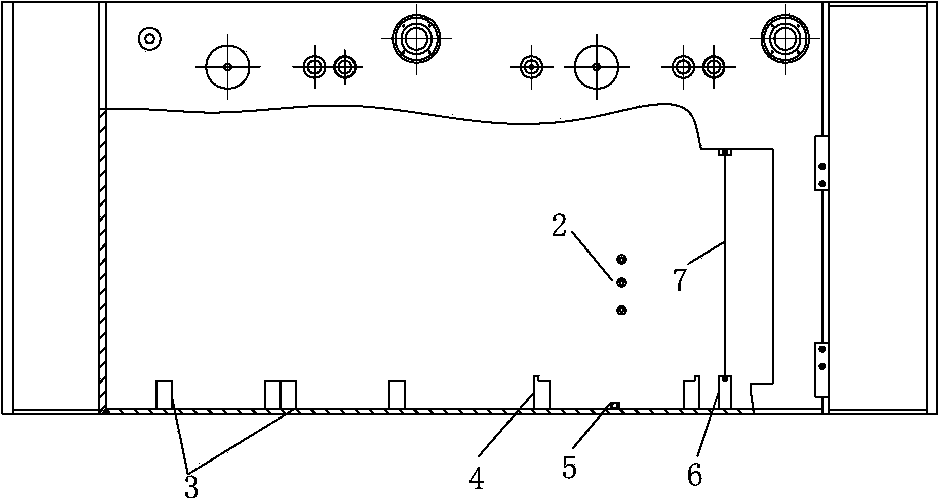 Centralized control box of mining belt conveyor