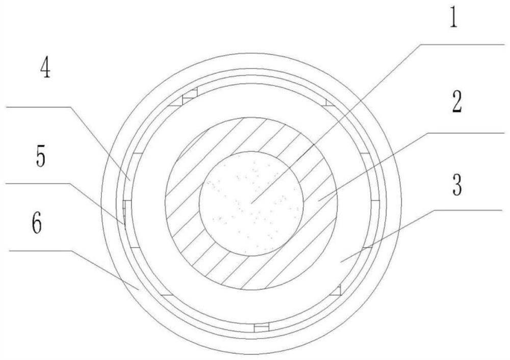 A ring synthetic structure of gem-grade diamond and its preparation method and application