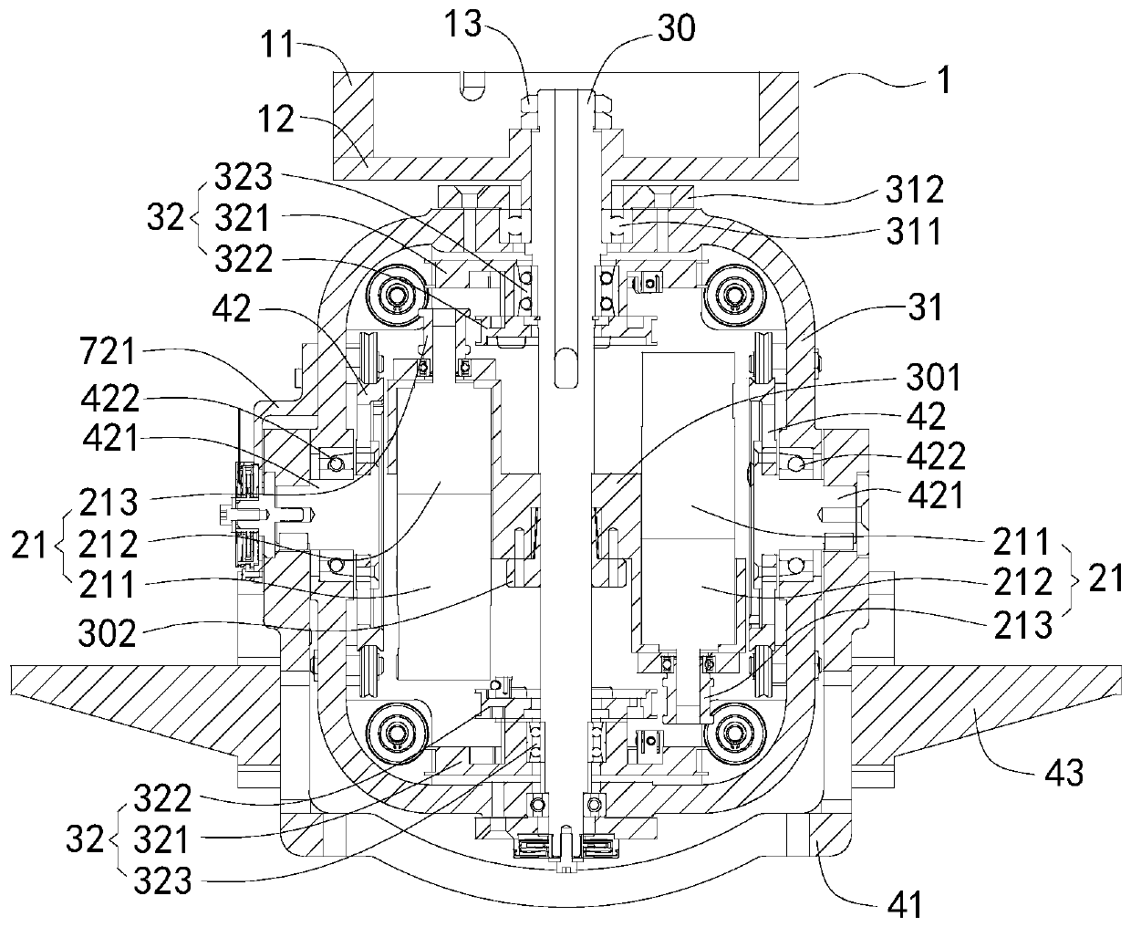 A Differential Structure Stabilized Platform Based on Flexible Cable Transmission