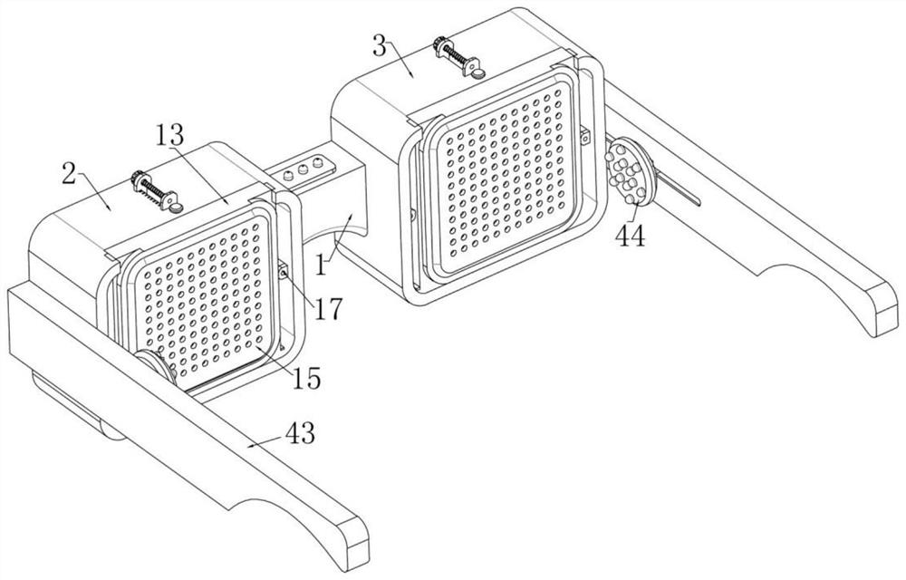 Eye fatigue relieving device for ophthalmology department