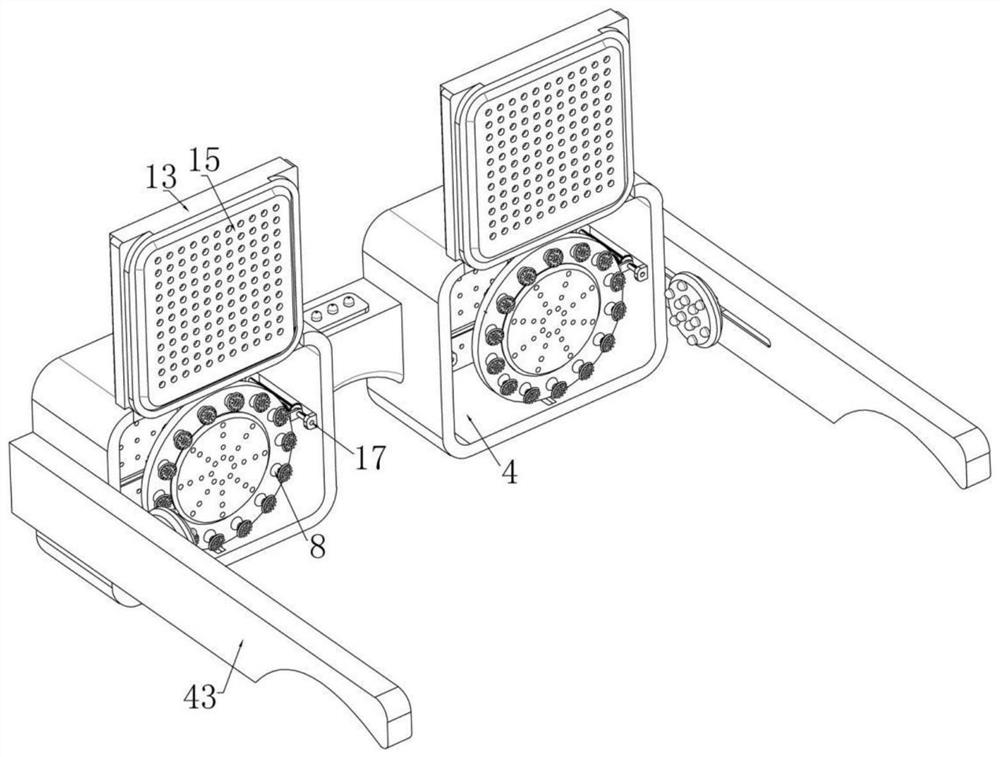 Eye fatigue relieving device for ophthalmology department