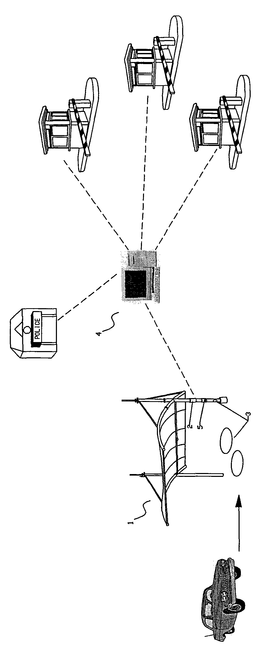 Cell networking theft-proof parking shed system and method for preventing vehicles in parking sheds from being stolen