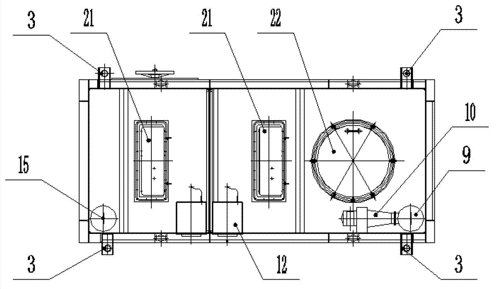 Vertical butt-type universal hot-chamber maintenance air brake