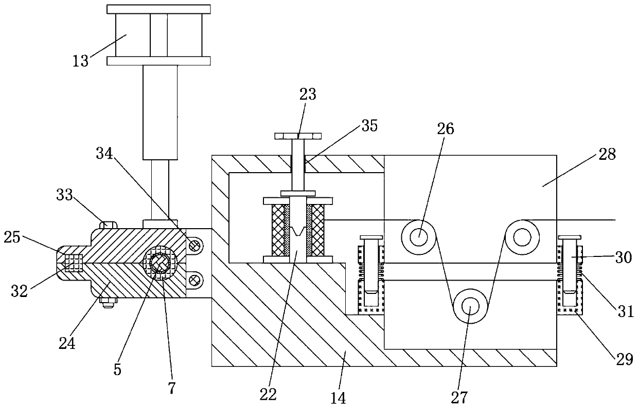 Positioning and rotating mechanism for reel in textile equipment