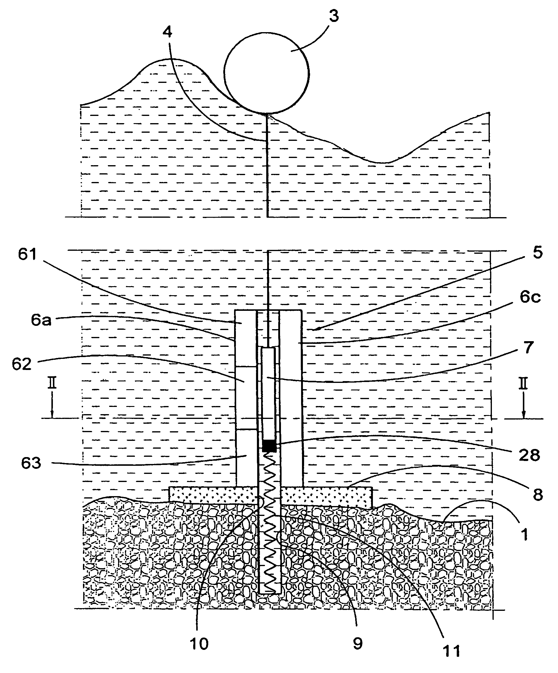 Wave power assembly