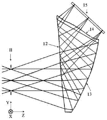 Two-piece free-form surface head mounted display optical system