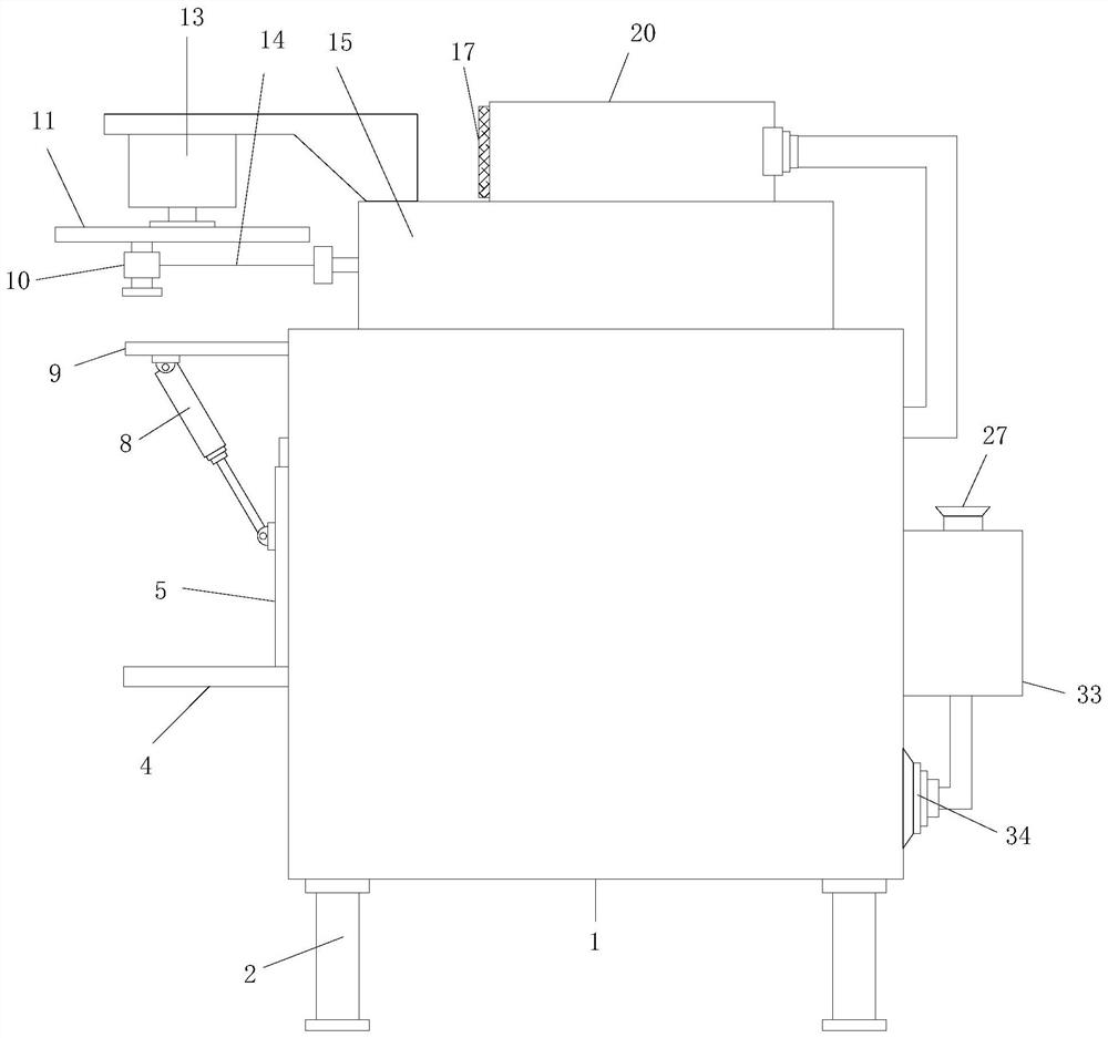 Package printing device with drying function