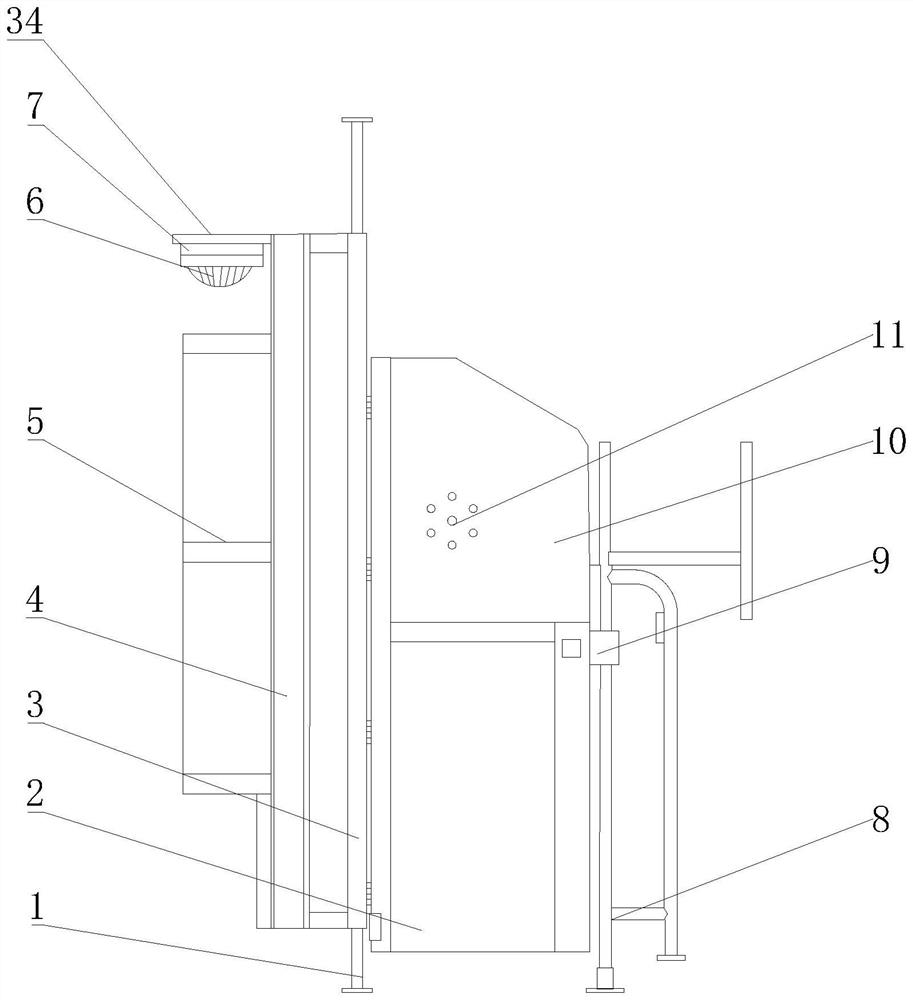 Driver fence with danger identification and alarm functions and identification method thereof