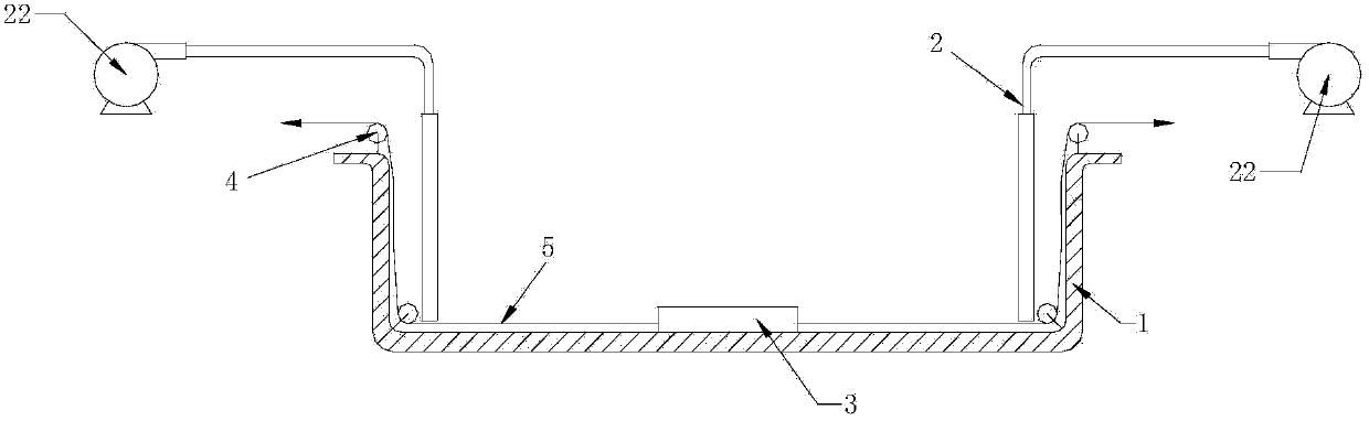 Device for collecting anode slime from bottom of electrolytic cell in zinc electrolytic refining process