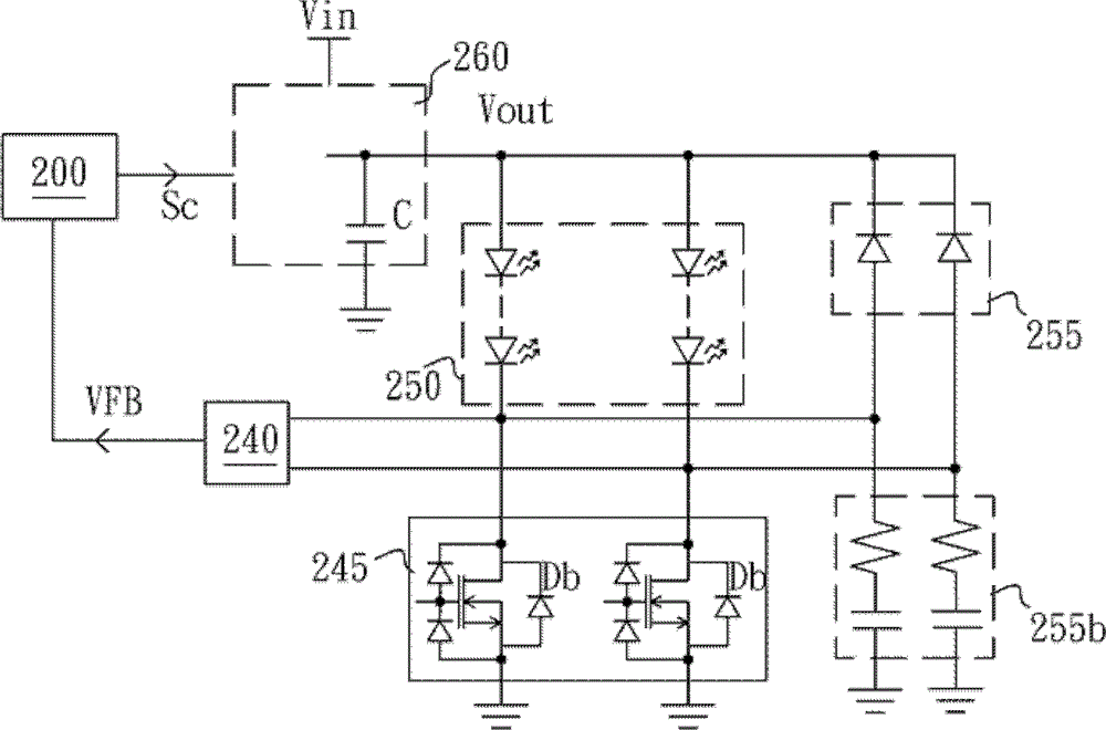 Load drive circuit with inrush current protection