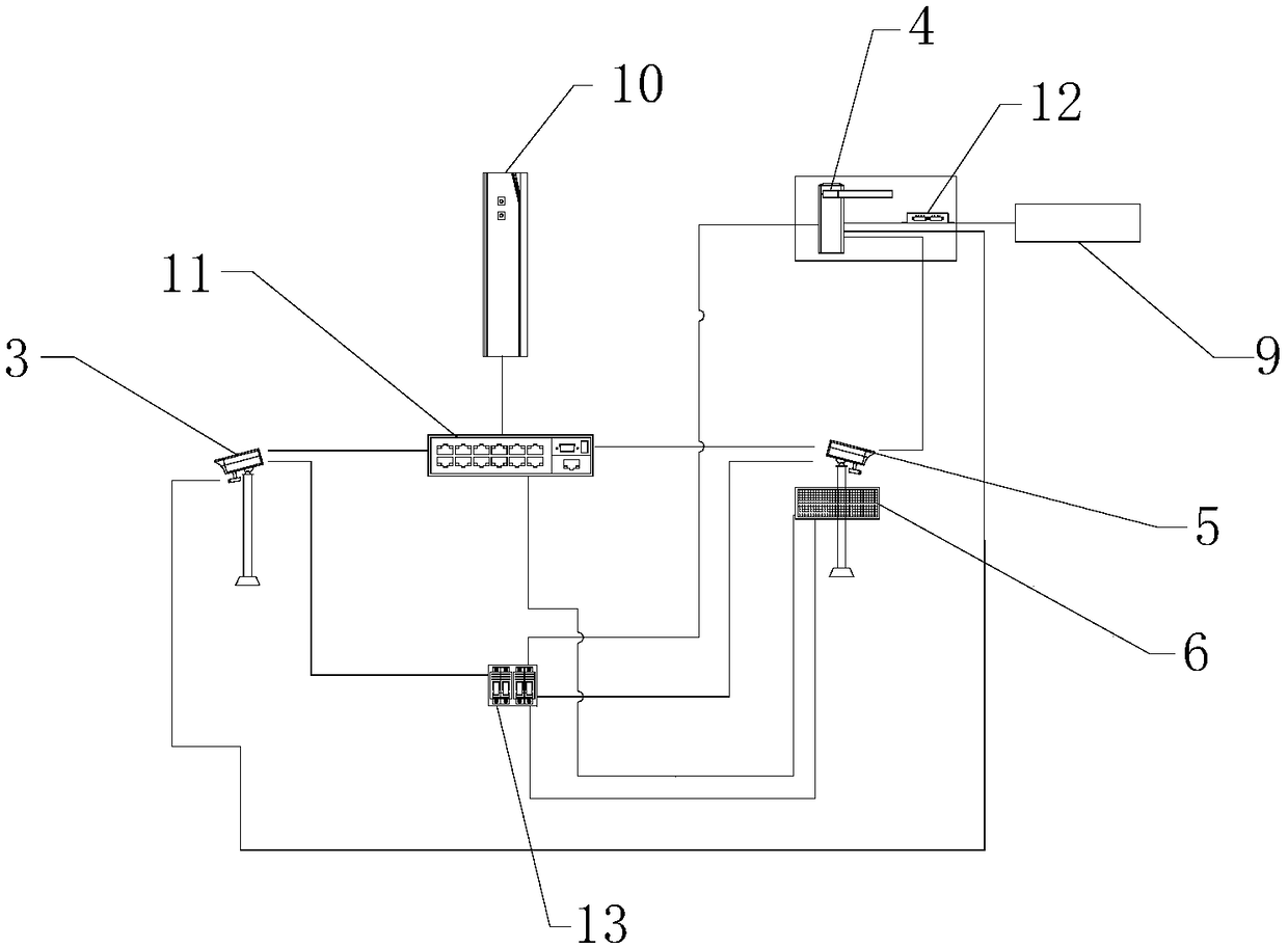 Intelligent barrier gate system based on anti-collision radar