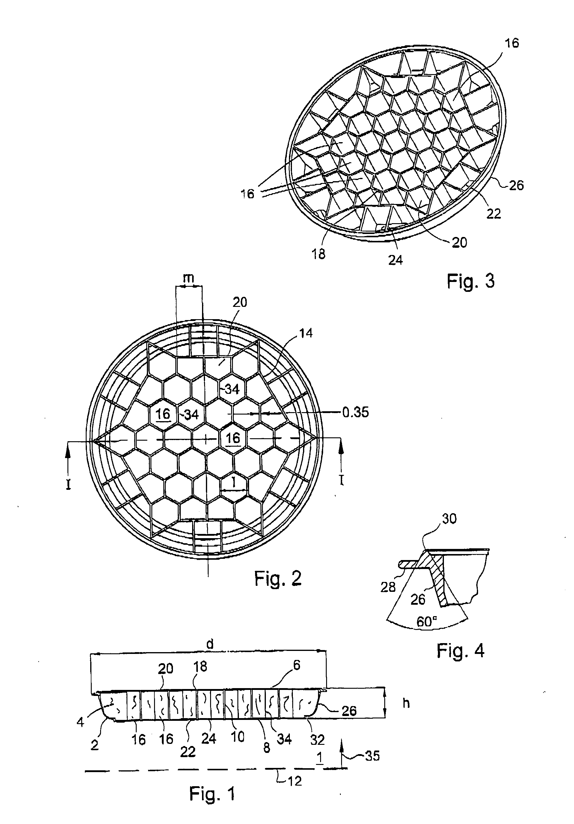 Form-retaining pad for preparing a beverage suitable for consumption