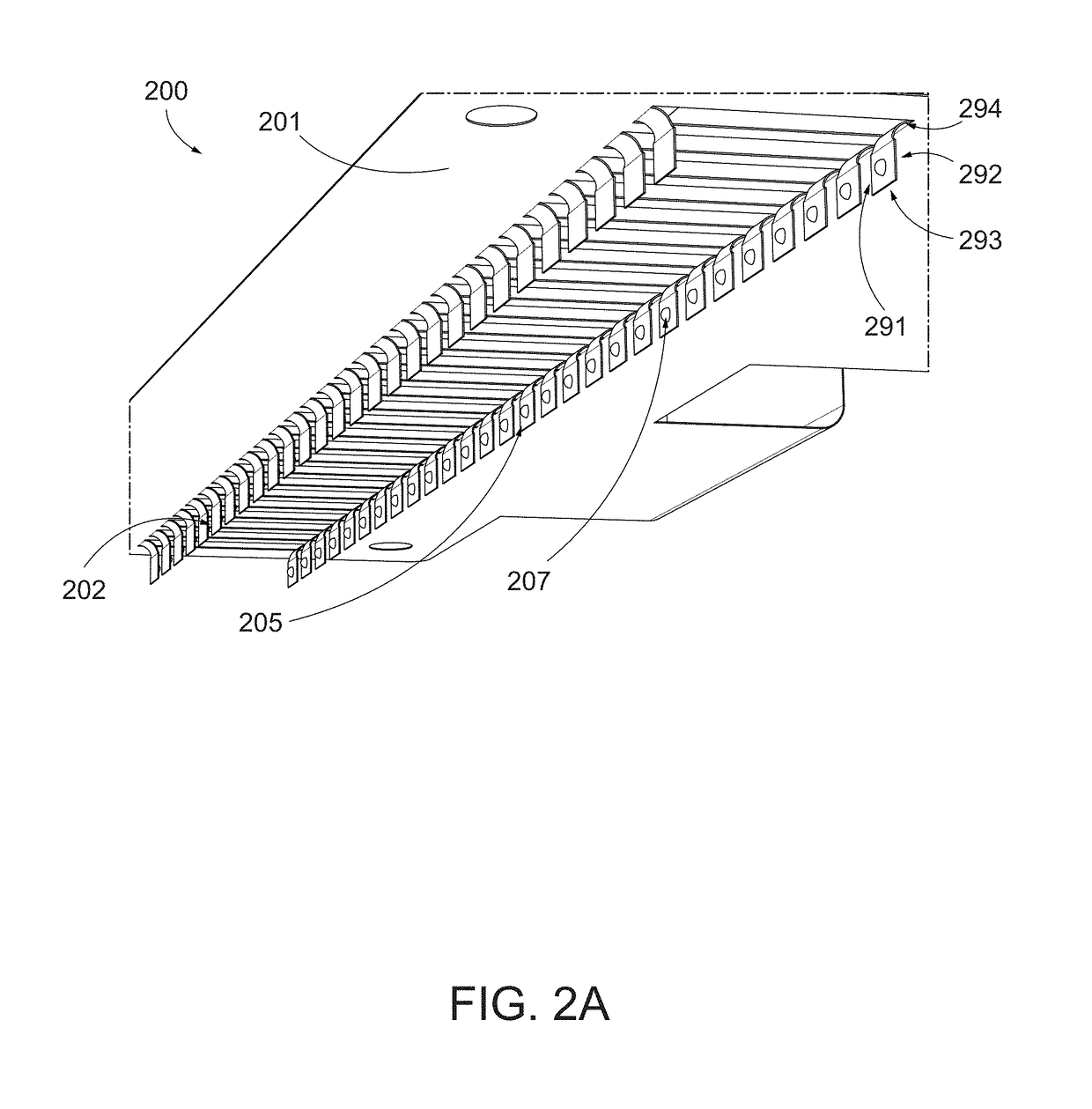 Sonar transducer assembly having a printed circuit board with flexible element tabs