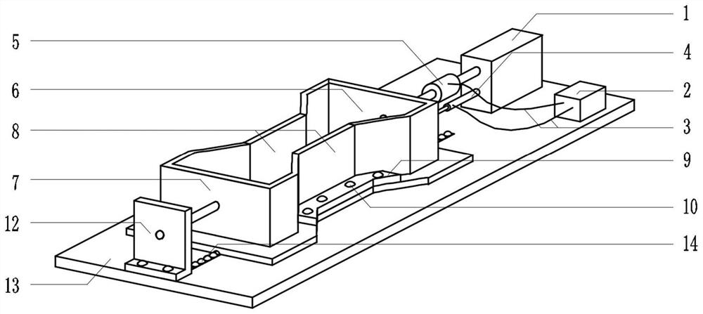 Test method of integral soil body uniaxial tension device