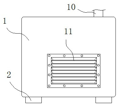 A uniform speed air supply circulation device for metal 3D printers