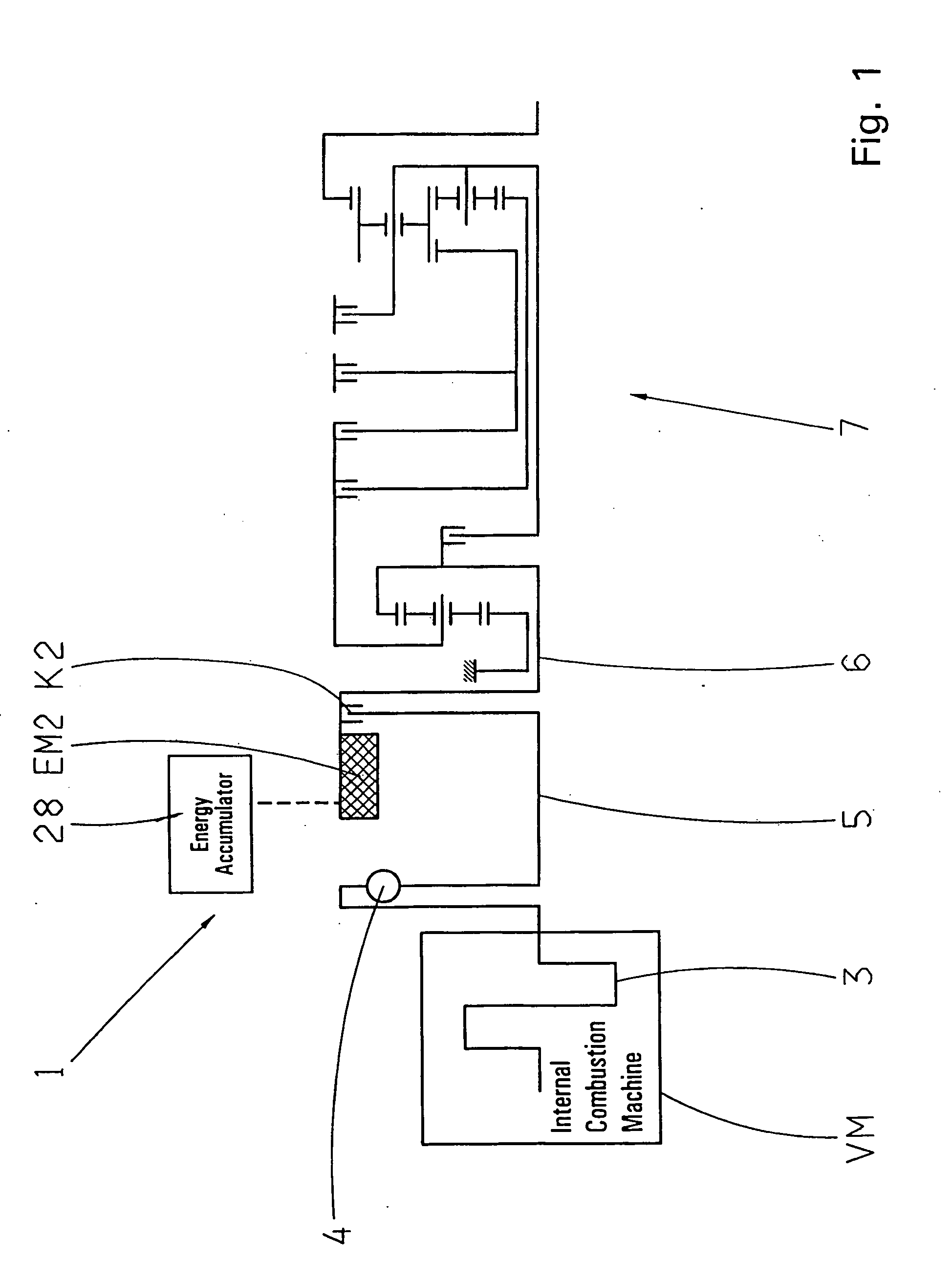 Device and method for steering and regulating components of a hybrid driveline of a vehicle