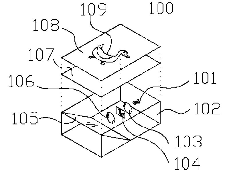 Picture copying drawing board for children