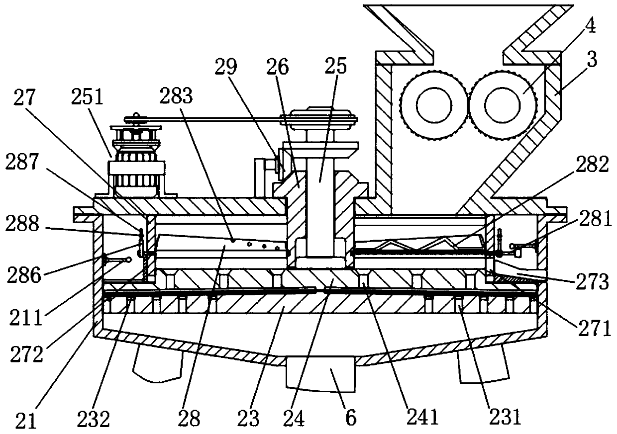 Energy-saving and environment-friendly blocky granulator