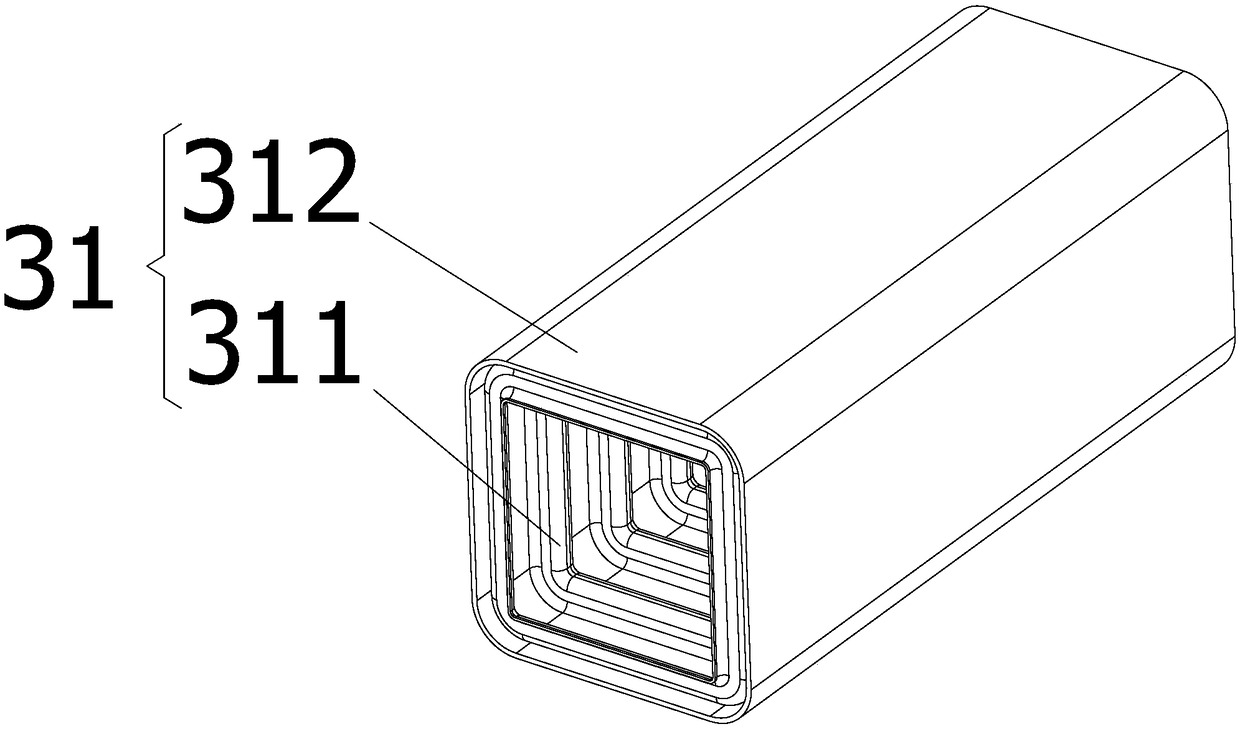 Hollow-wall pipe and manufacturing method thereof