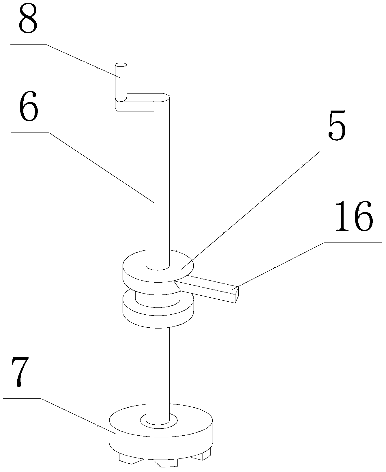 Silicon rod clamp for sawing machine