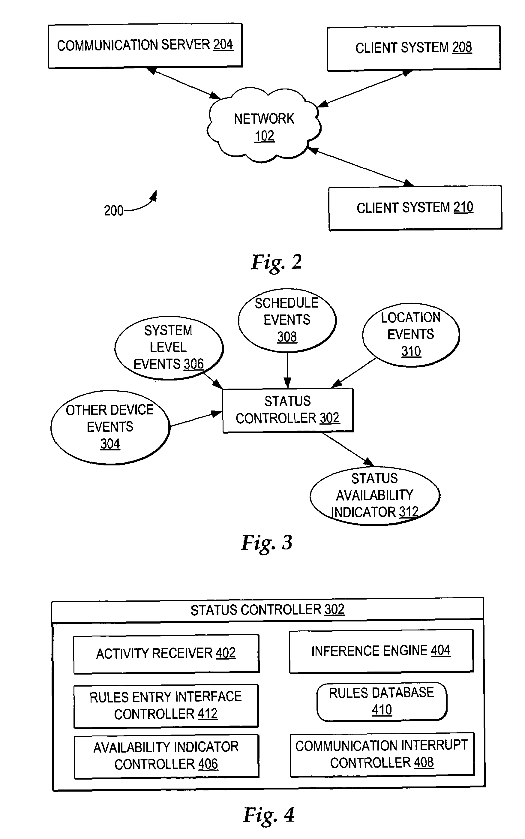 Automatically infering and updating an availability status of a user