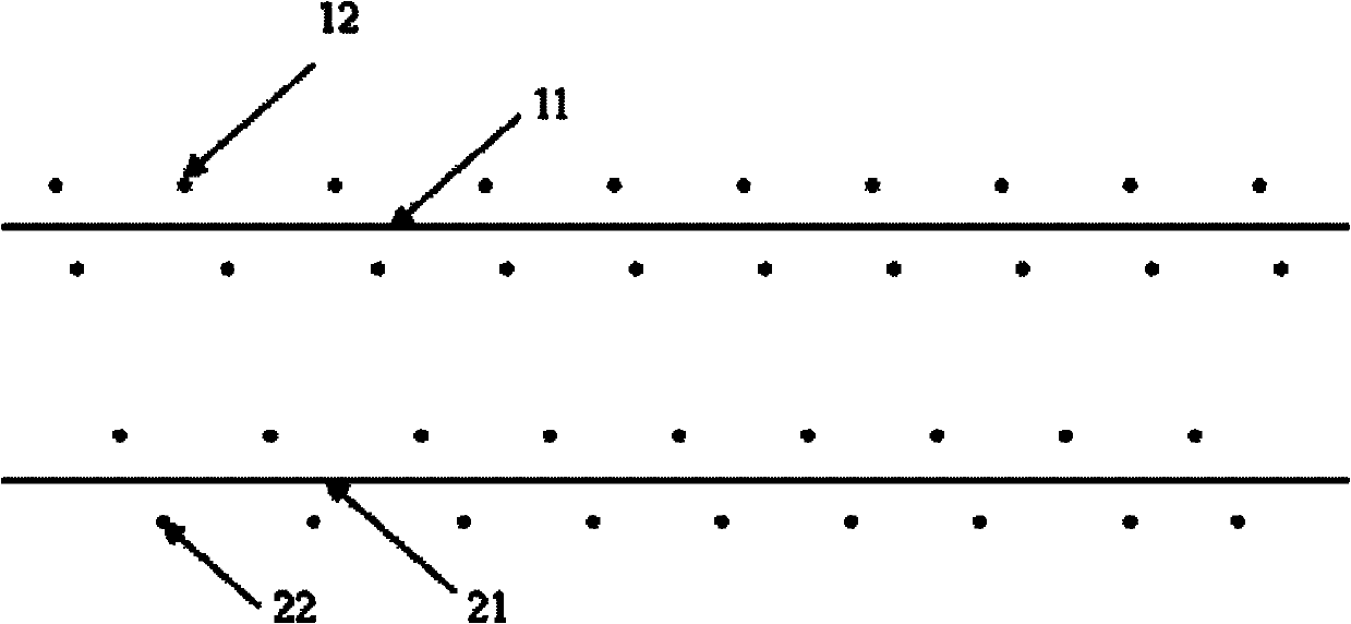 Double-layered jacquard home textile fabric with perspective effect and manufacture method thereof