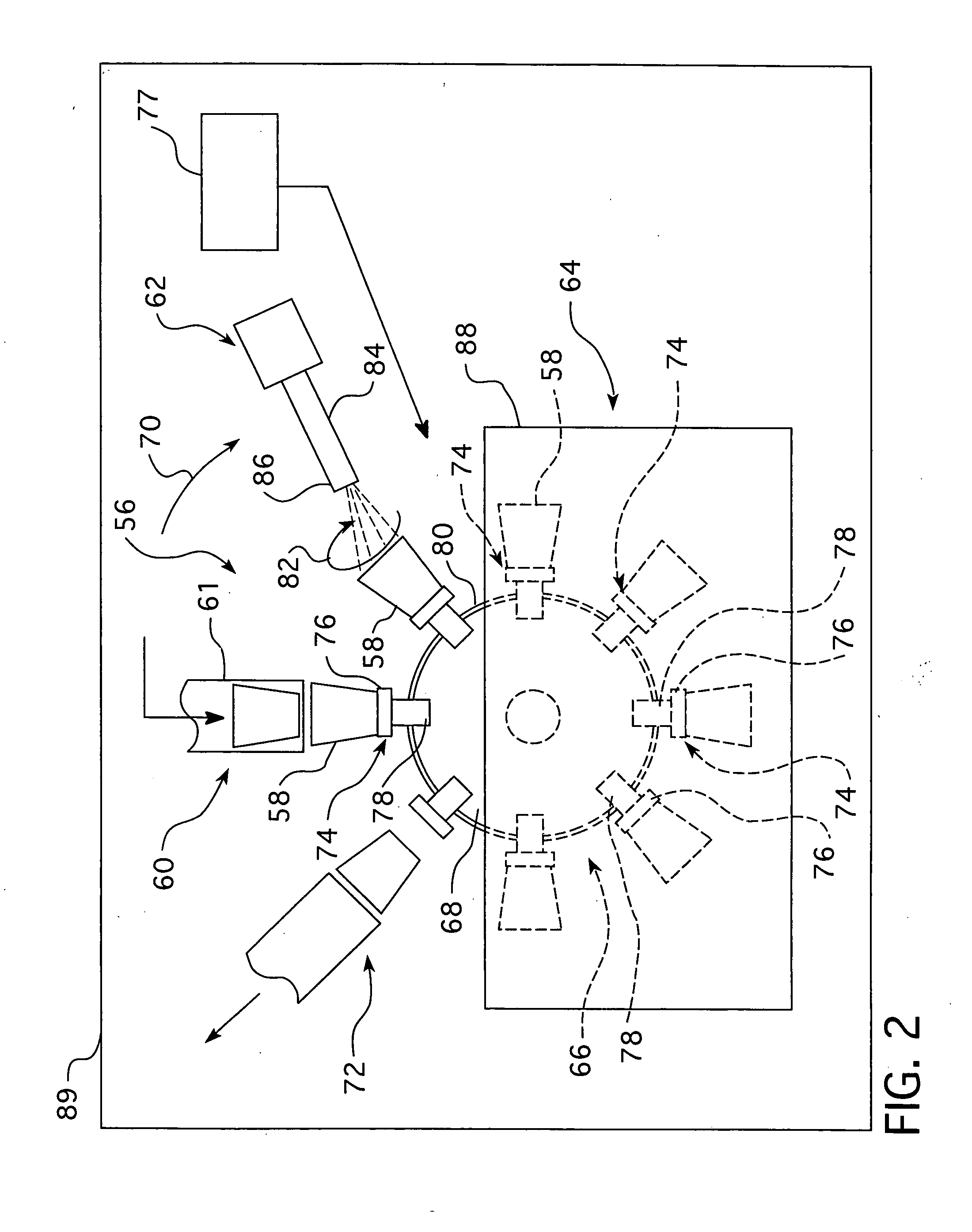 System, apparatus and process for coating and curing disposable containers